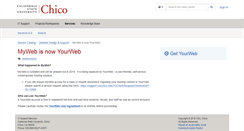 Desktop Screenshot of myweb.csuchico.edu